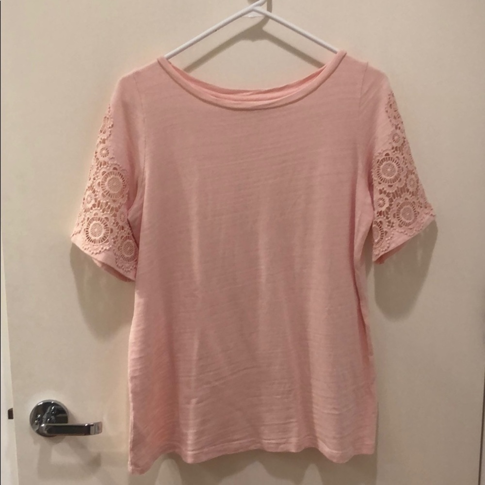 Loft Lace T-Shirt Blouse